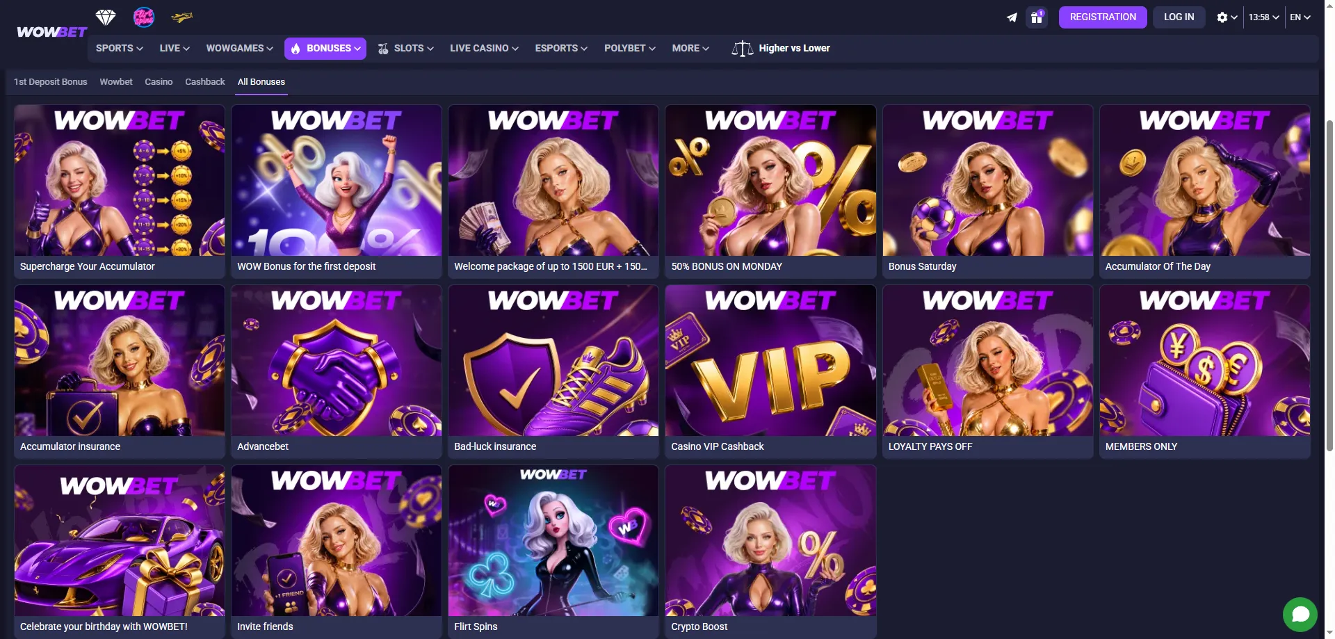 بونص ترحيبي 200% في wowbet كازينو مصر